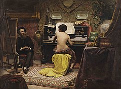 Almeida Júnior: O descanso do modelo, 1882, MNBA.