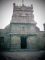 The temple tower of the temple