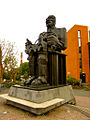 Birmingham Üniversitesi, İngiltere, önünde bulunan "Faraday" adli eseri, Foto:"Daniel Morris