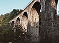 Le viaduc de la Ronzière vu de la route