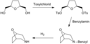 Heterocyclisches Tropan-Analogon