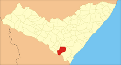 Location of Igreja Nova in Alagoas