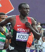 Bronzemedaillengewinner Isiah Kiplangat Koech