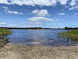 Lake Rotopokaka in 2020