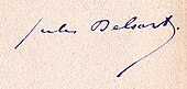 signature de Jules Delsart