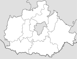 Velény is located in Baranya County