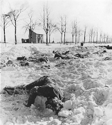 Soldados americanos assassinados em Malmedy em 14 de janeiro de 1945.