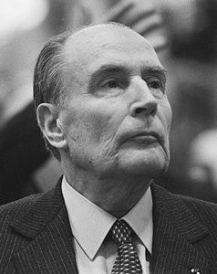 François Mitterrand, par Rob Croes (1988).