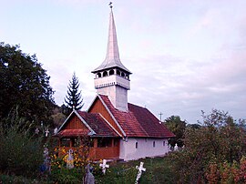 Wooden church in Stejărel