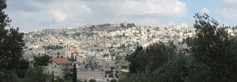 תצפית מבית החולים האיטלקי "המשפחה הקדושה" במזרח נצרת