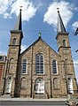 Saint Anthony's Chapel (Shrine of St. Anthony of Padua), built from 1880 to 1882, in the Troy Hill neighborhood of Pittsburgh, PA.