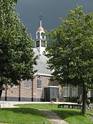 Le clocher de l'église.