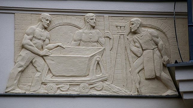 Bas-relief scenes