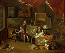 The Artist's Studio (ca. 1716), Peter Tillemans (1684-1734)