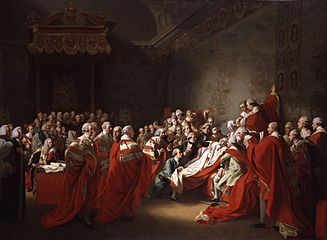 John Singleton Copley, la Mort du comte de Chatham