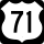 U.S. Highway 71 Business marker