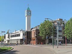 Veenendaal, tower in the street