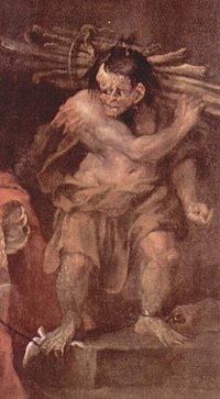 Caliban, par William Hogarth, vers 1728.