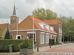 Street view with Our Lady Immaculate Conception church