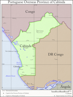 Área da República de Cabinda