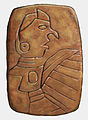 Illustration of a Birdman sandstone tablet found at Cahokia