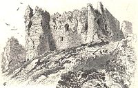 מצודת טבריה, איור מספרו של ויקטור גרן משנות ה-80 של המאה ה-19