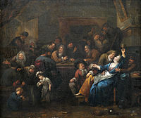 Circle of Richard Brakenburgh In the Tavern