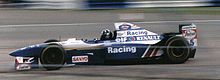 Photo de Damon Hill lors du Grand Prix de Grande-Bretagne 1995