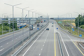 Motorway M4 in Novocherkassk