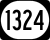 Kentucky Route 1324 marker