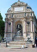 Another view of the Saint Michel Fountain