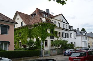 1931-1933: Ganghoferstraße 24 in the Poets' Quarter of Frankfurt-Dornbusch, the Franks' residence from 1931 to 1933