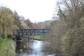 Gouarec - pont métallique.