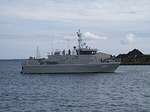 HMS Altair i Kalmar, 16 augusti 2008.