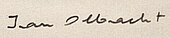 signature d'Ivan Olbracht