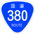 National Route 380 shield