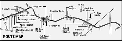 Kolkata BRTS route