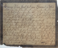 Handwritten letter, 1792
