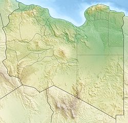 Idehan Ubari is located in Libya