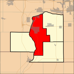 Location in Putnam County