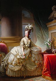 Maria Antonietta in gran abito di corte (1778). Kunsthistorisches Museum, Vienna.