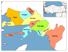 Dalyan – Mappa