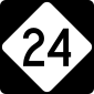 North Carolina state route marker