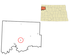 Location of Springbrook, North Dakota