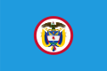 Colombian Naval Jack. This was design by eye rather than to specs. However it is all right for its current use (20px thumbnail pics for Ship infoboxes).