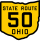 State Route 50 marker