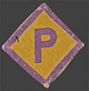 "P"-badge