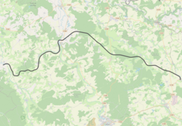 la ligne sur openstreetsmap.