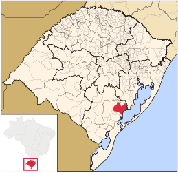 São Lourenço do Sul – Mappa