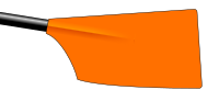 Image showing the rowing club's blade colours